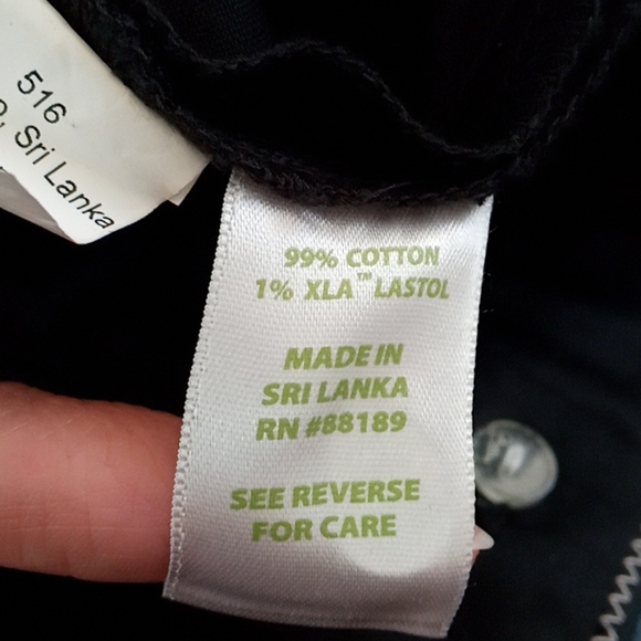 Lilly Pullitzer 8 Black Cotton Pant - Picture 9 of 11